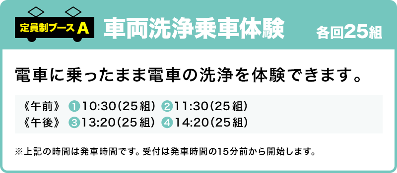 車両洗浄乗車体験