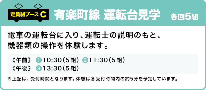 有楽町線運転台見学
