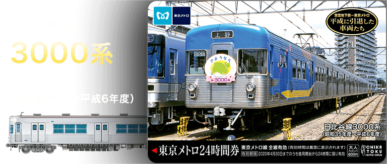 営団地下鉄〜東京メトロ平成に引退した車両たち