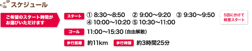 スケジュール