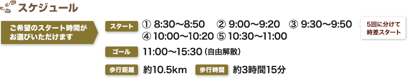 スケジュール