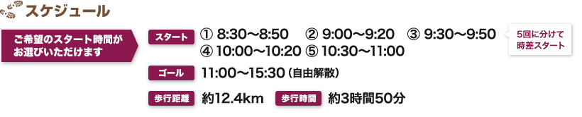 スケジュール